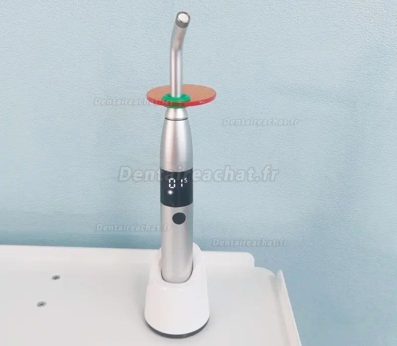 Lampe photopolymeriser dentaire sans fil 2 500 mW/cm² / 3 800 mW/cm²
