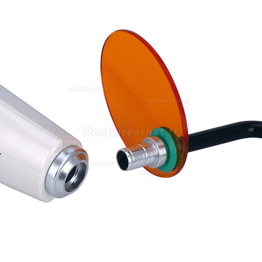 Lamp à polymériser led dentaire sans fil 2000mw/cm2 avec radiomètre à led