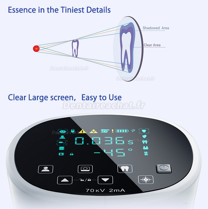 Woodpecker Mini Ray Appareil Radiologie Portable Dentaire/ Appareil Radio Dentaire