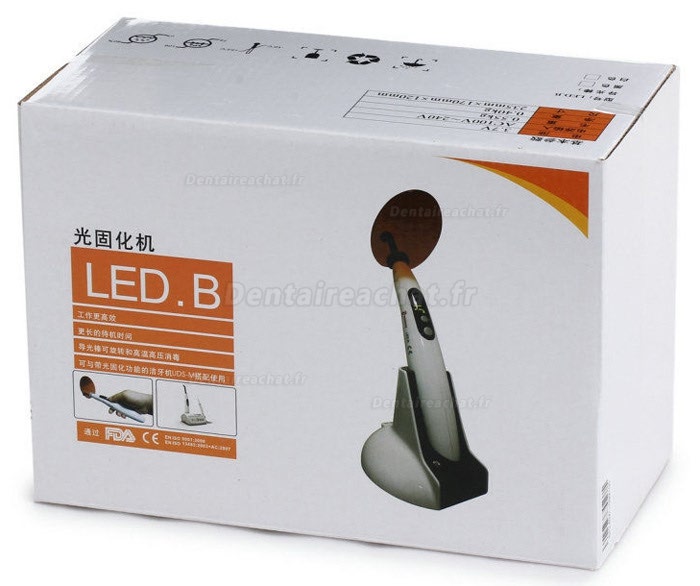 Woodpecker® Type.B Lampe à photopolymériser led dentaire 1000mw