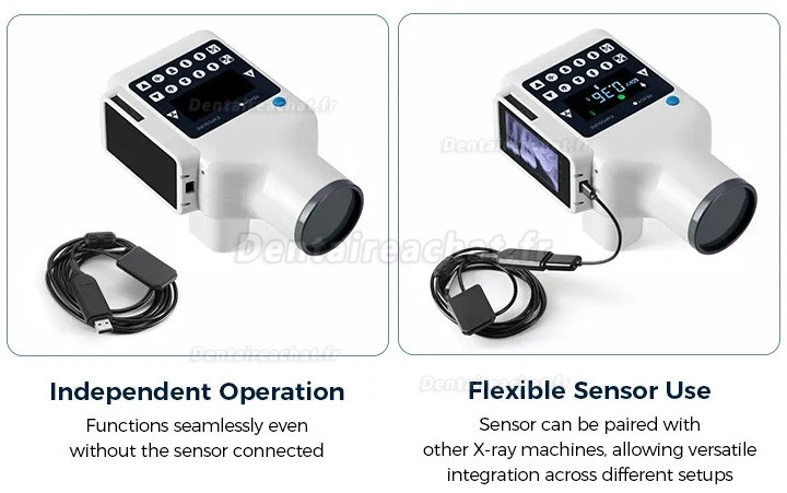 Appareil de radiographie dentaire portable avec écran intégré et capteur de rayons X numérique