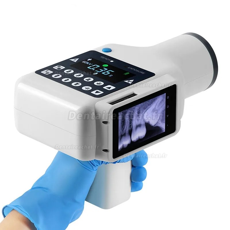 Appareil radiologie mobile dentaire (Écran intégré) + Capteur radiographique dentaire sans fil iRay Pluto 0002XW