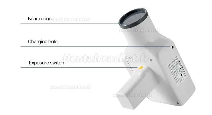 Appareil radiologie mobile dentaire (Écran intégré) + Capteur radiographique dentaire sans fil iRay Pluto 0002XW