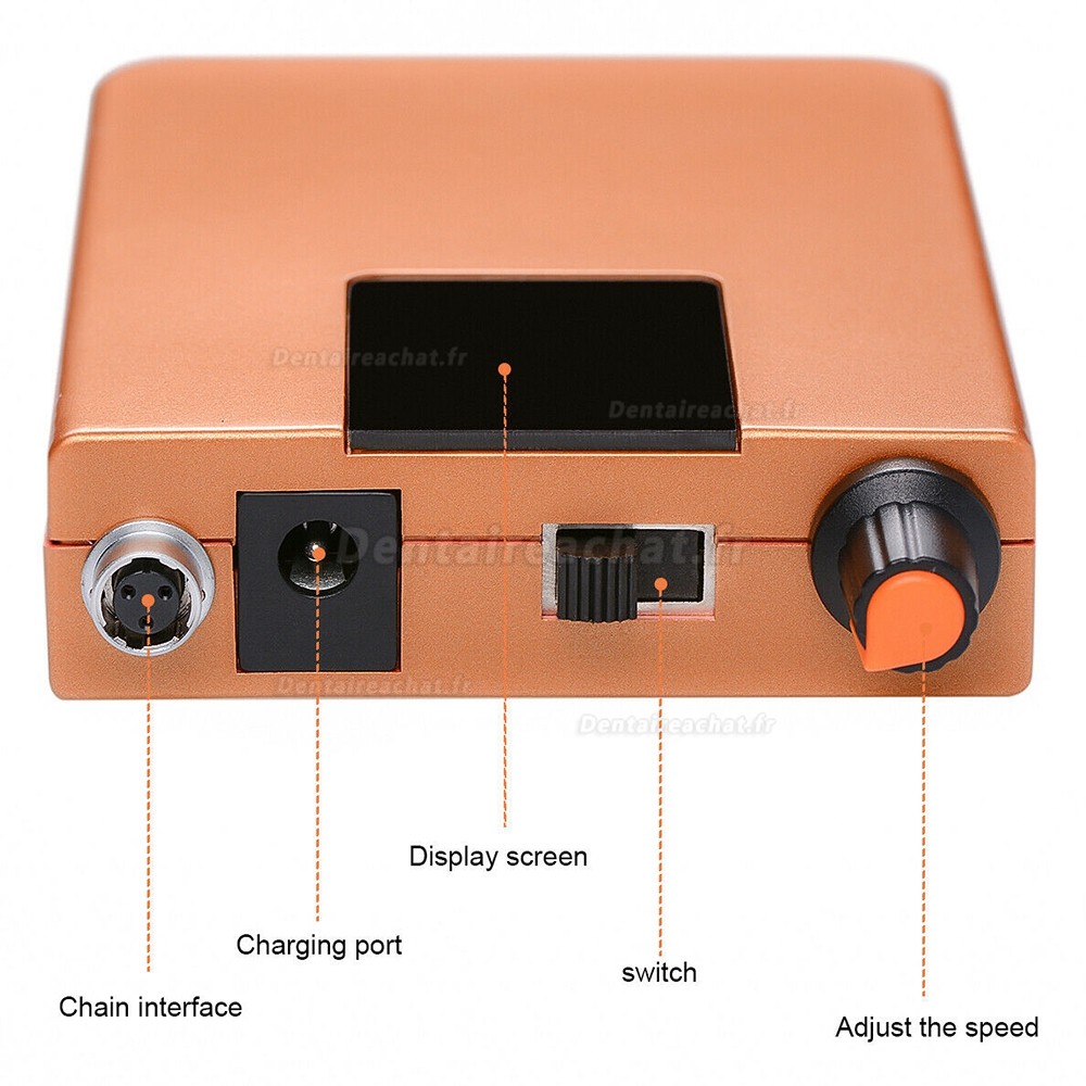 Westcode Micro moteur électrique dentaire + interproximal reduction IPR 4:1 contre-angle