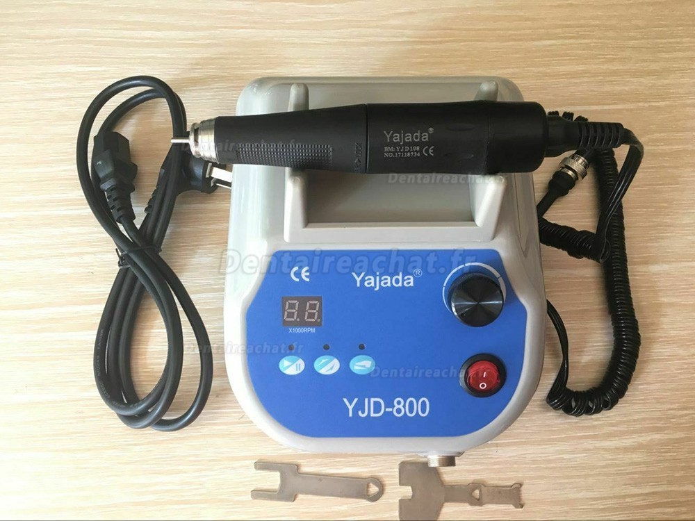 Micromoteur brushless dentaire Yajiada® YJD-800 avec pièce à main 50K tr/min