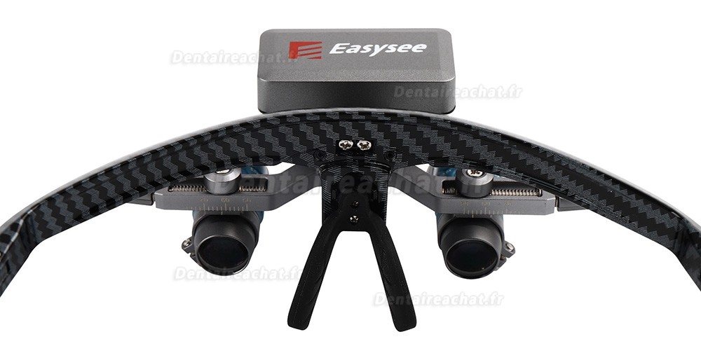 Loupes ergonomiques dentaires YUYO EL+WL-ii (grossissements 3,5x, 5x, 7x) avec lampe frontale Loupes ergonomiques dentaires YUYO EL+WL-ii (grossissements 3,5x, 5x, 7x) avec lampe frontale