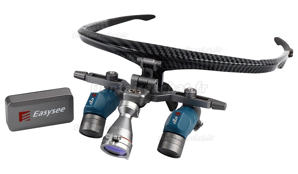 Loupes ergonomiques dentaires YUYO EL+WL-ii (grossissements 3,5x, 5x, 7x) avec lampe frontale Loupes ergonomiques dentaires YUYO EL+WL-ii (grossissements 3,5x, 5x, 7x) avec lampe frontale