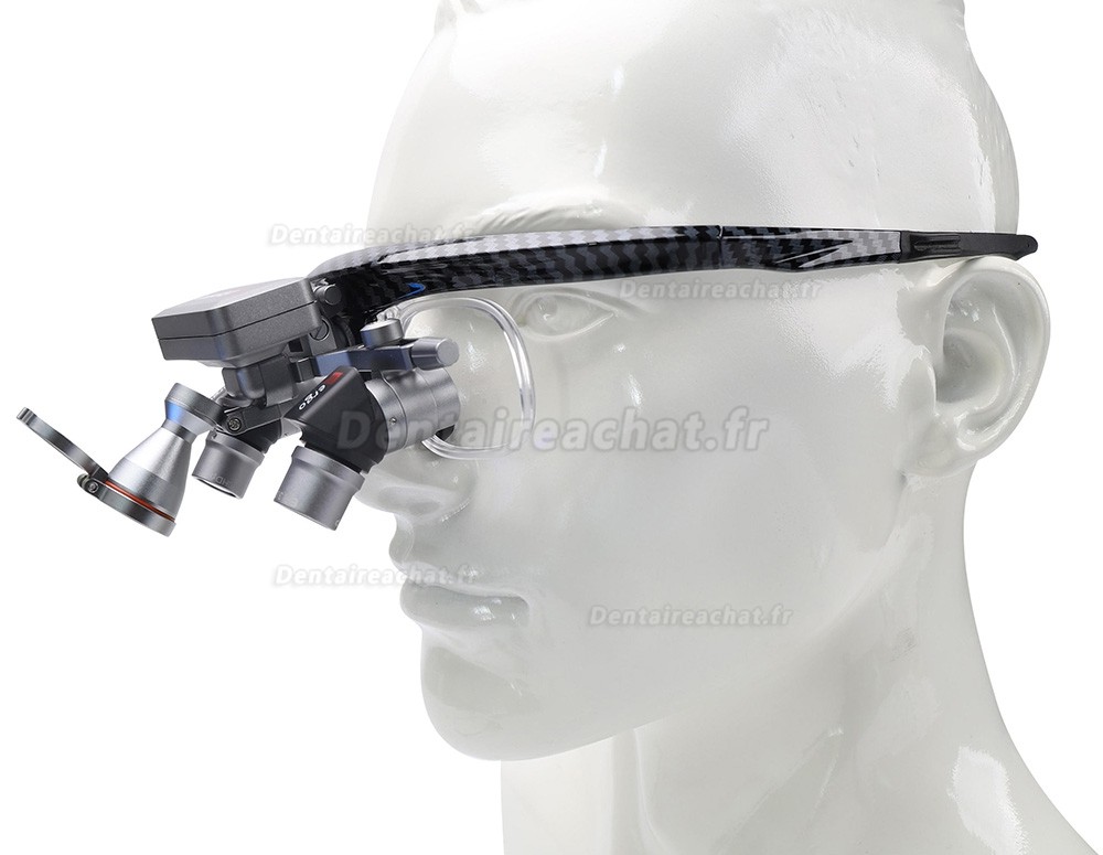 Loupes ergonomiques dentaires YUYO EL1+WL1 (grossissement 3X/4X/5X/6X) avec lampe frontale sans fil Loupes ergonomiques dentaires YUYO EL1+WL1 (grossissement 3X/4X/5X/6X) avec lampe frontale sans fil