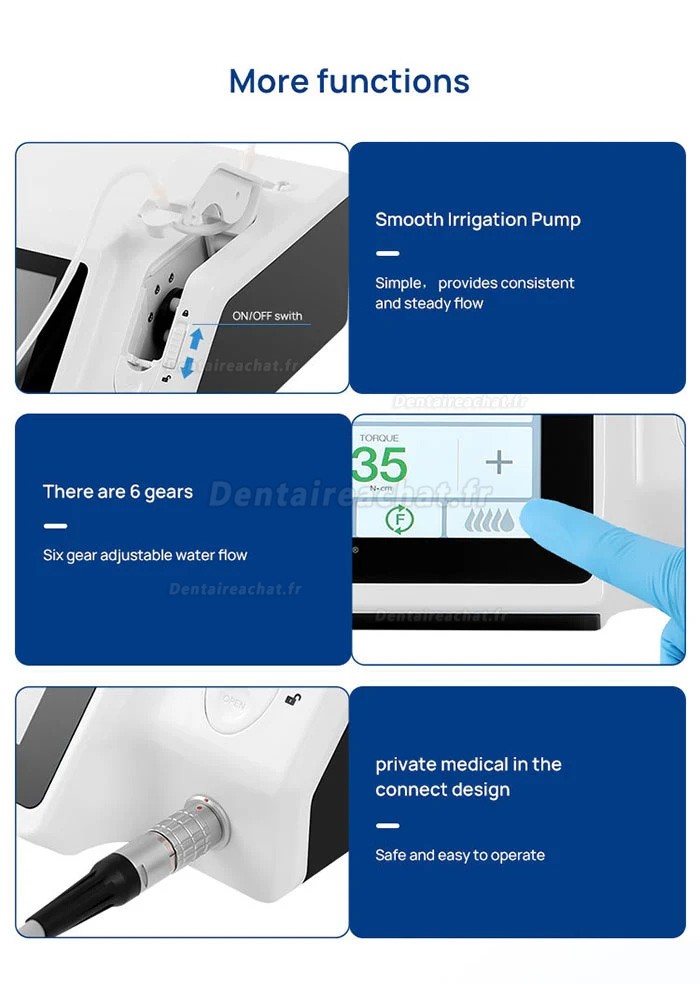 Moteur implantologie dentaire et Unité d'implants dentaires Yahope IMPLANT surg
