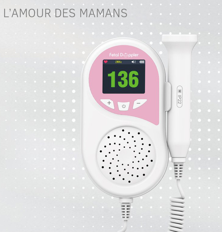Doppler f&oelig;tal de poche CONTEC 10B (moniteur de sons f&oelig;taux)