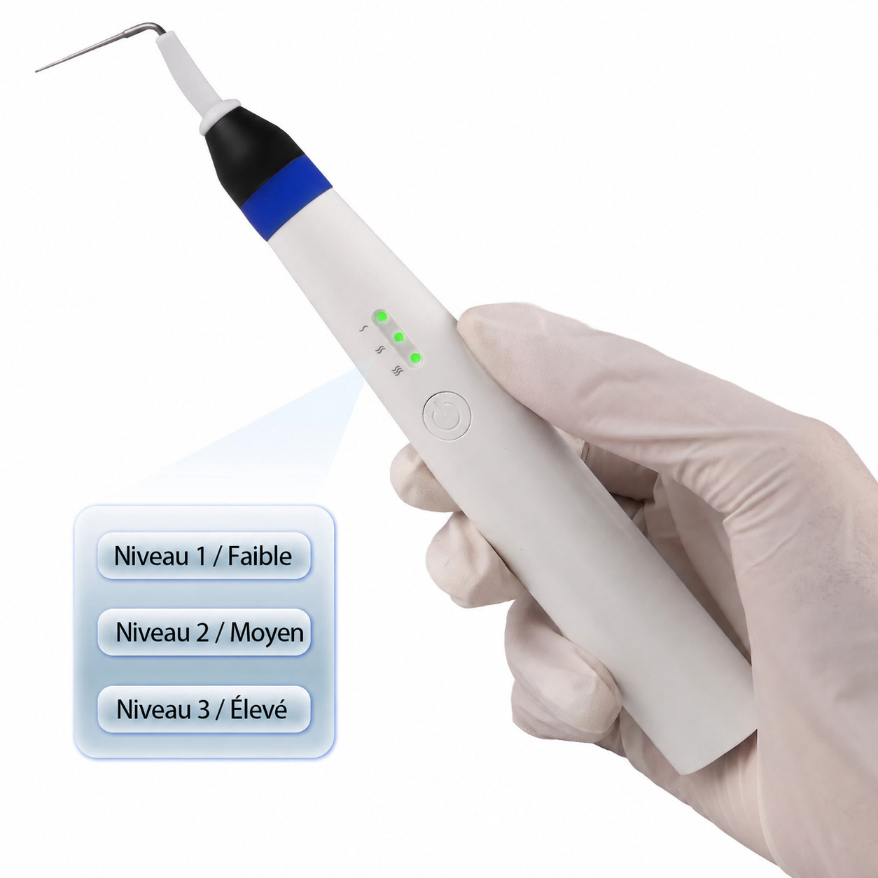 Coupe gutta-percha endodontique à chauffage rapide avec 2 embouts Coupe gutta-percha endodontique à chauffage rapide avec 2 embouts