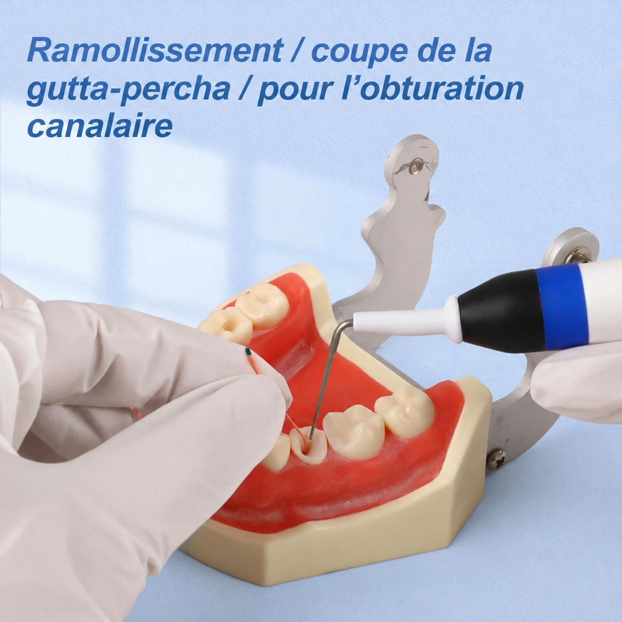 Coupe gutta-percha endodontique à chauffage rapide avec 2 embouts Coupe gutta-percha endodontique à chauffage rapide avec 2 embouts