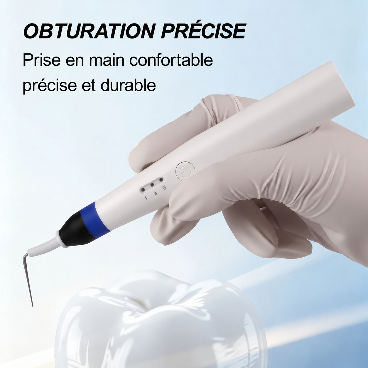 Coupe gutta-percha endodontique à chauffage rapide avec 2 embouts Coupe gutta-percha endodontique à chauffage rapide avec 2 embouts