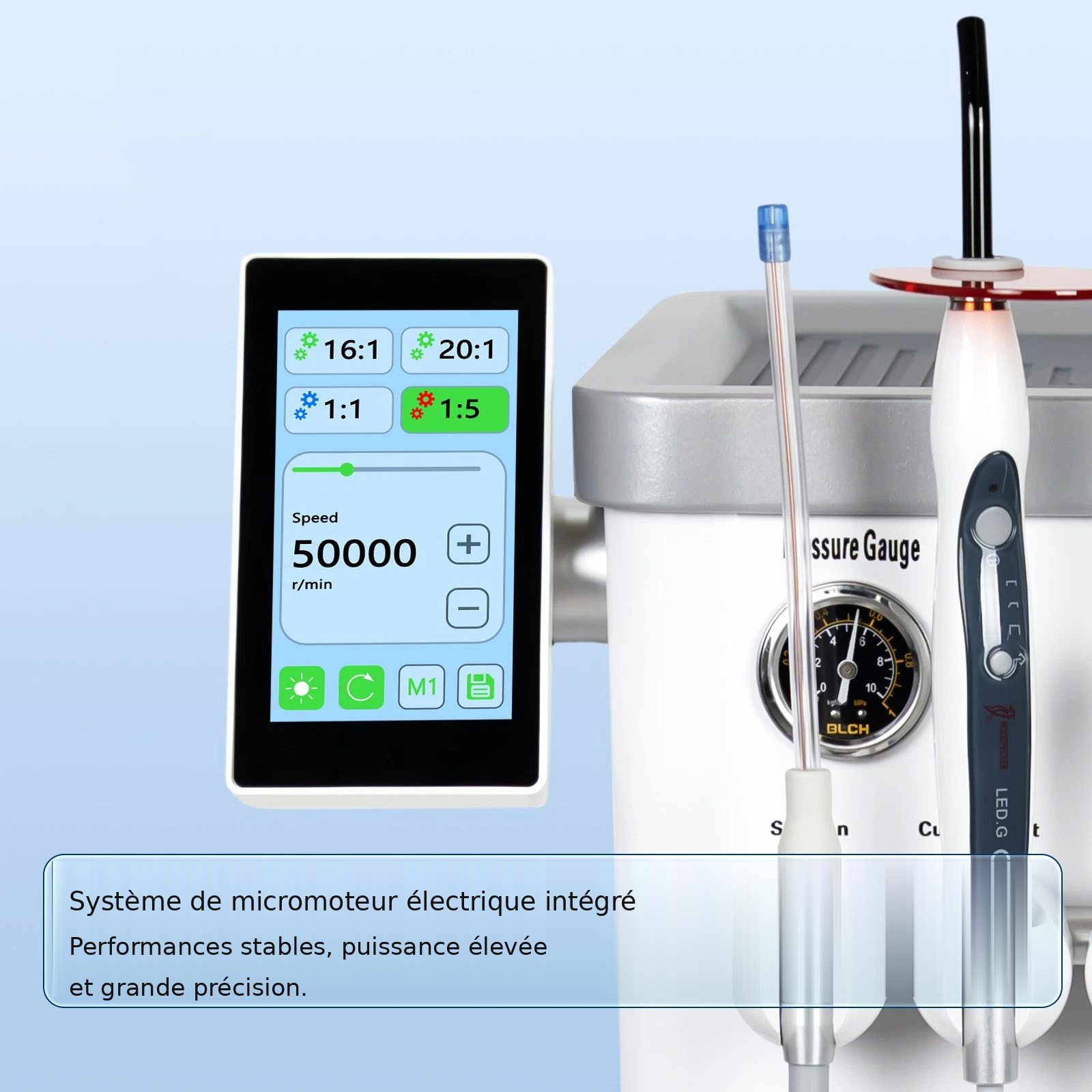 Unit&eacute; mobile (cart) dentiste ANZHI AZ-202-1 avec compresseur d'air et micromoteur