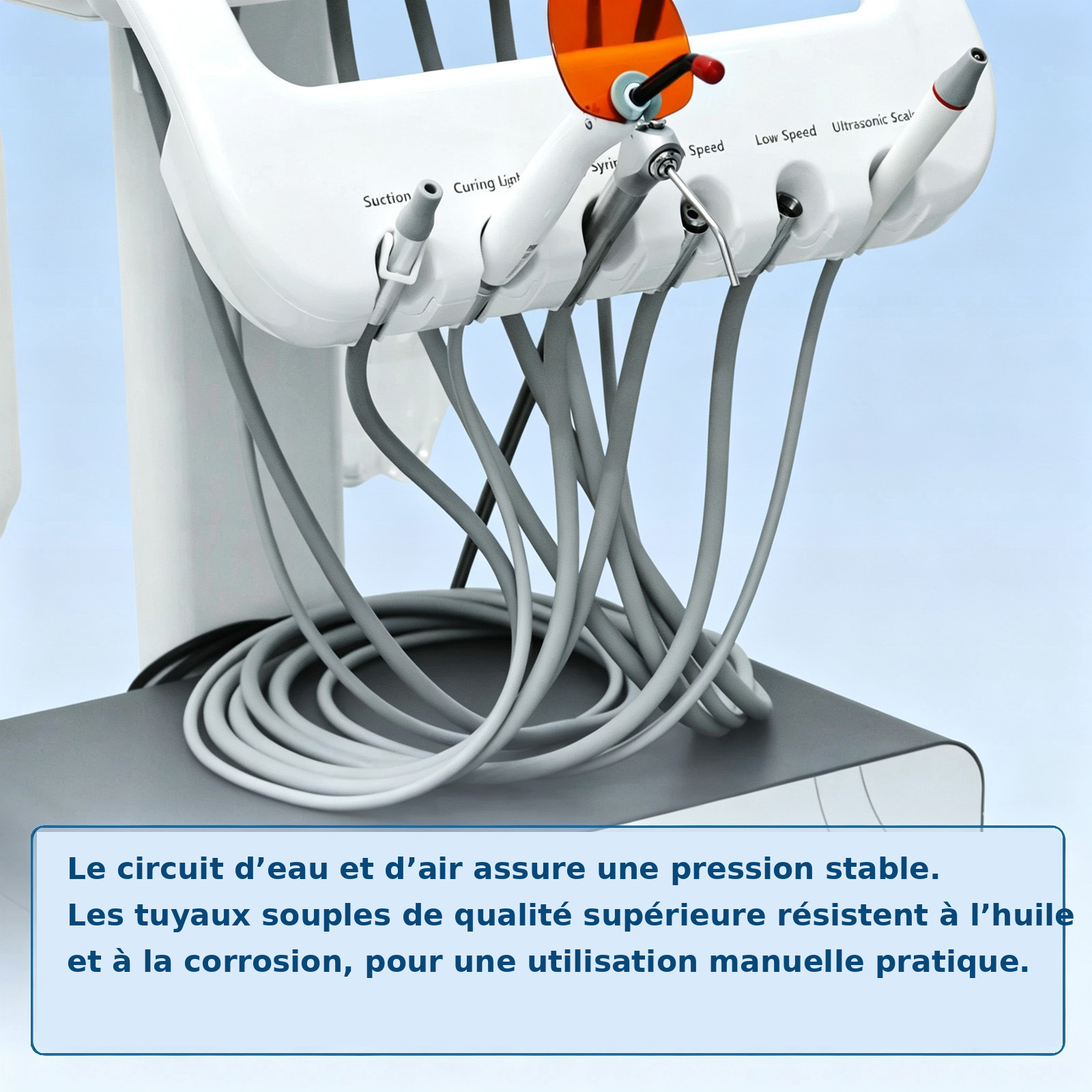 Cart dentaire autonome ANZHI AZ-AP302D avec compresseur d'air intégré Cart dentaire autonome ANZHI AZ-AP302D avec compresseur d'air intégré
