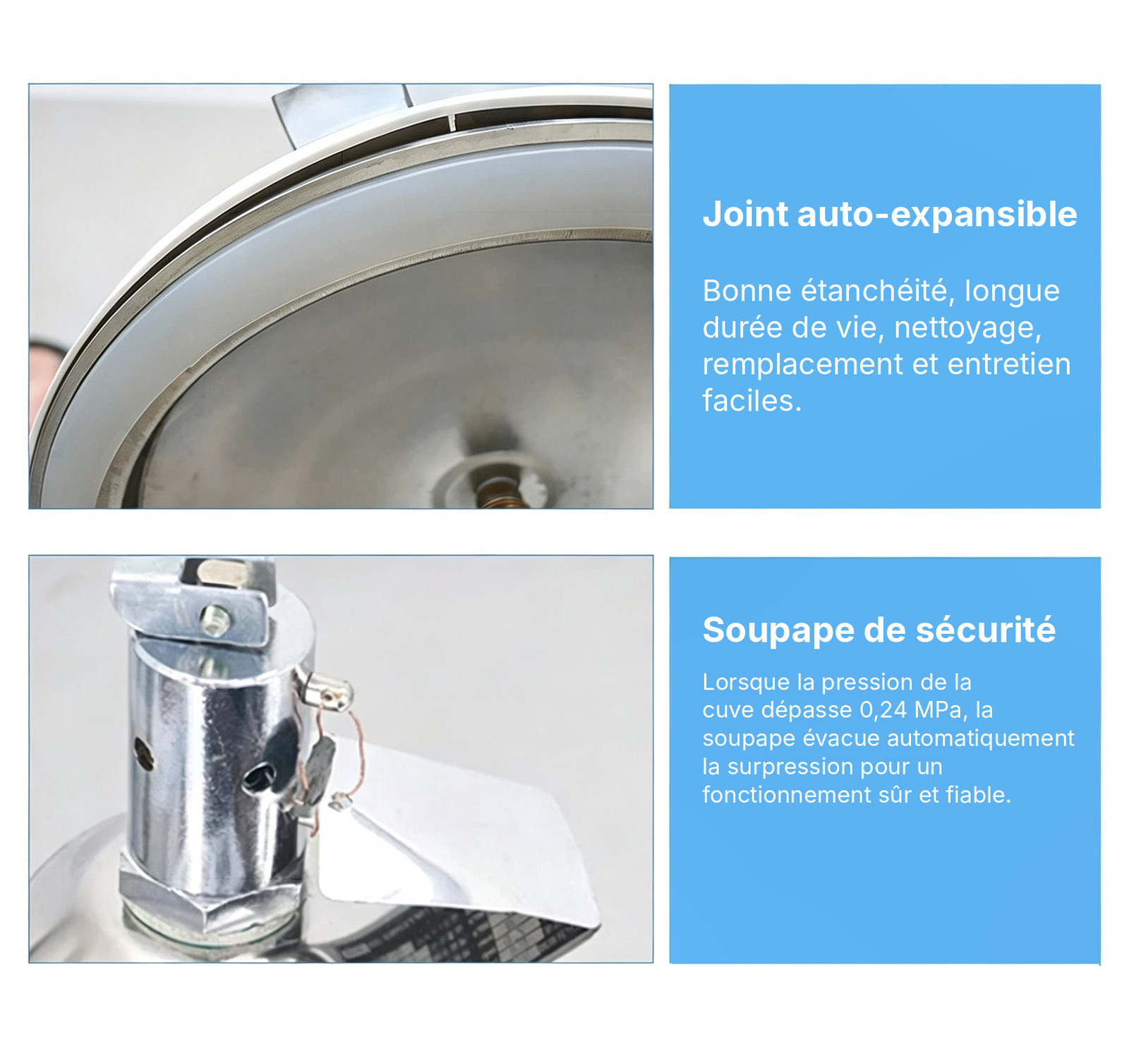 Autoclave dentaire vertical &agrave; vapeur sous pression (35 L / 50 L / 75 L / 100 L)