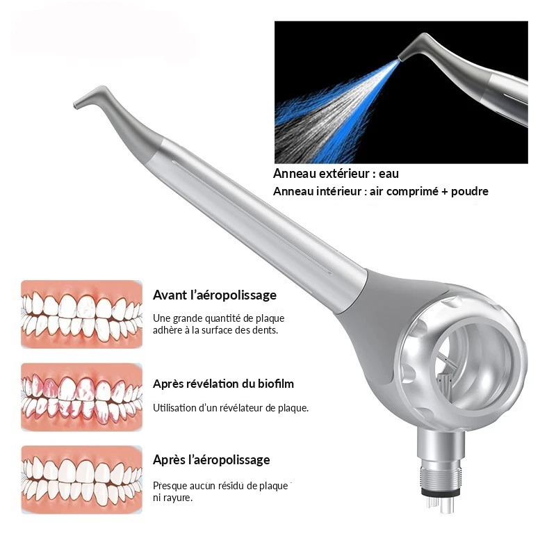 Aéropolisseur dentaire / Jet de bicarbonate dentaire – Raccord 2 ou 4 trous Aéropolisseur dentaire / Jet de bicarbonate dentaire – Raccord 2 ou 4 trous