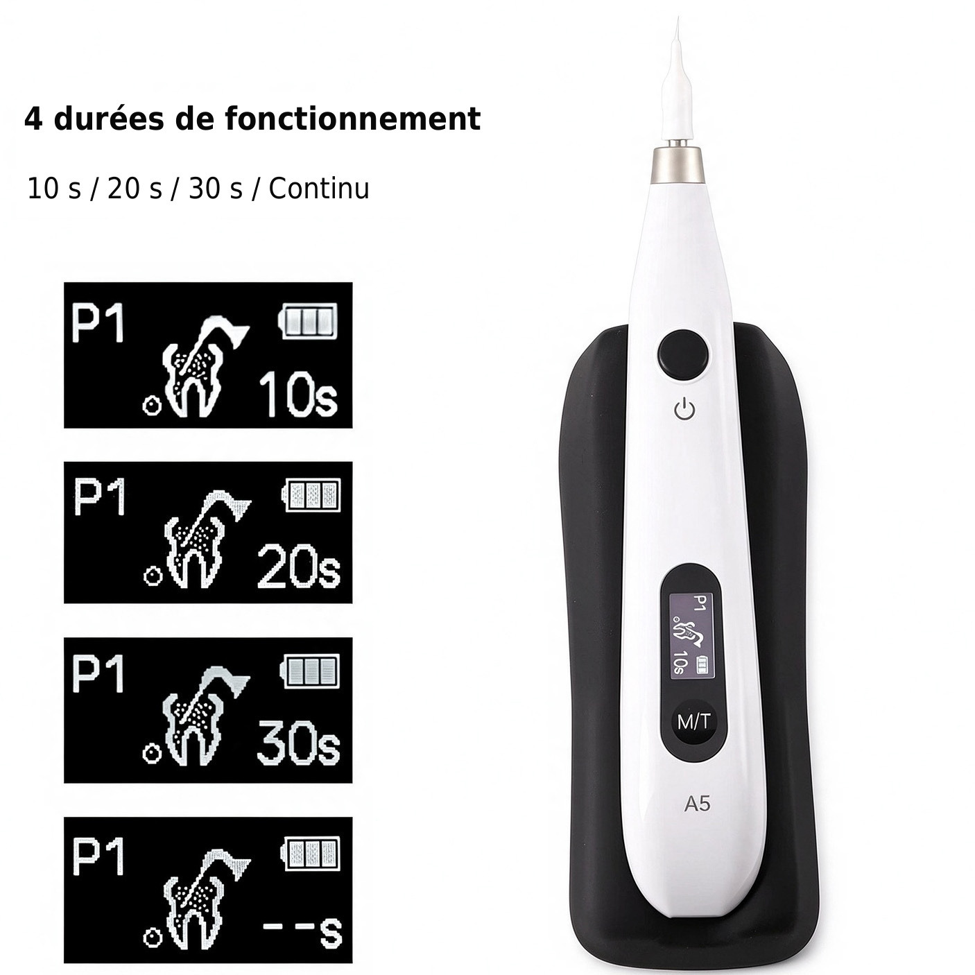 Endoactivator endodontique sonique Yahope A5 avec pi&egrave;ce &agrave; main et embouts