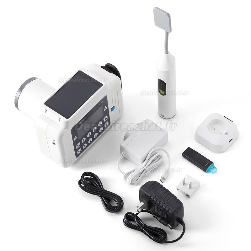 Appareil radiologie portable dentaire (Écran intégré) + Capteur radiographique dentaire sans fil iRay Pluto 0002XW